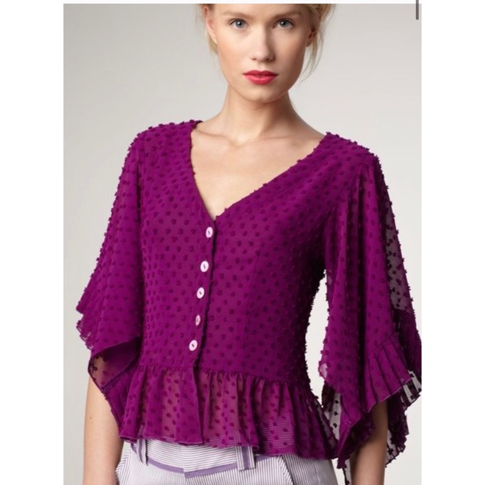 New with tags! Nanette Lepore Circus Girl Blouse
